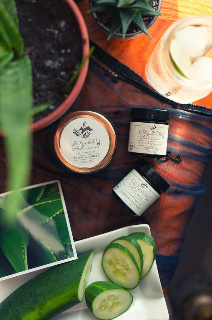 Aloe Lovers Skincare Gift Box Grounded Sage Skincare