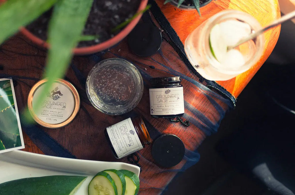 Aloe Lovers Skincare Gift Box Grounded Sage Skincare
