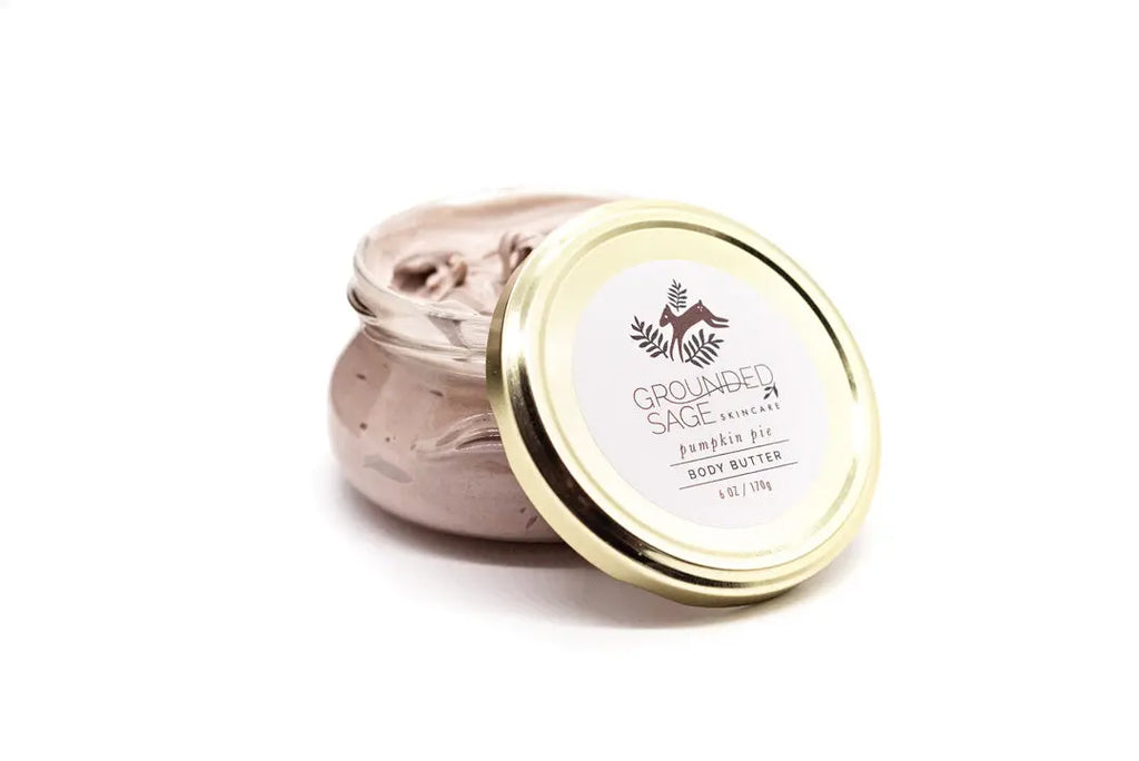 pumpkin pie scent shimmering oil based body butter autumn fall scented cream moisturizer canada