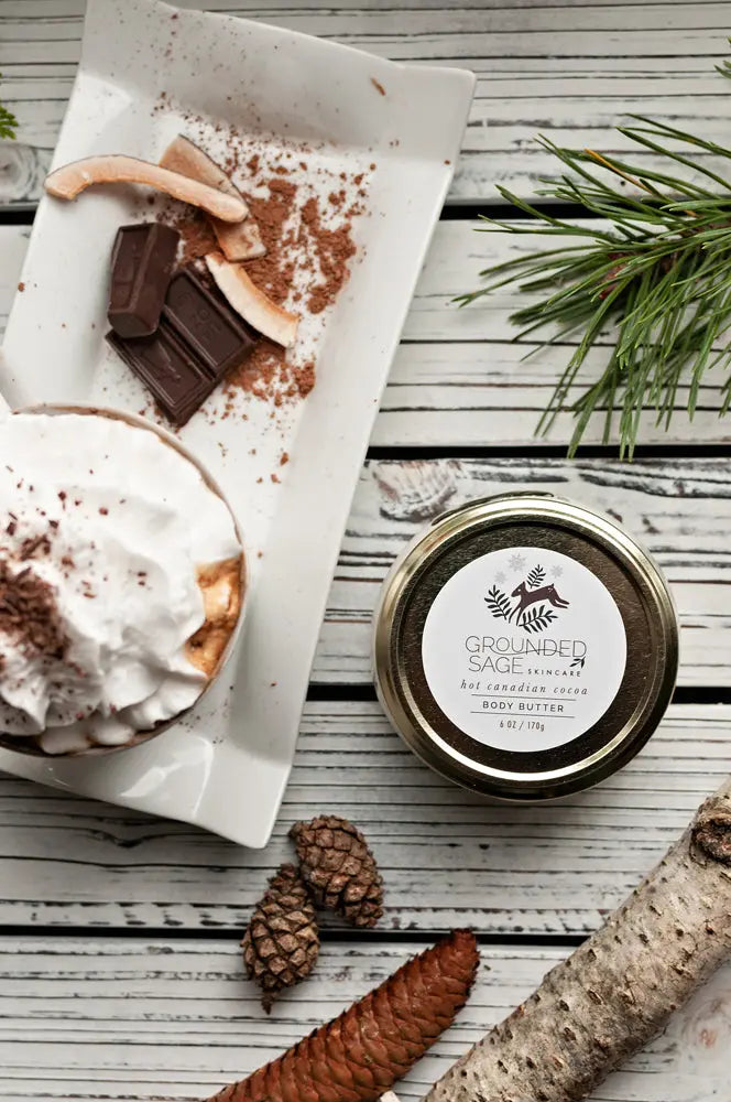 Hot Canadian Cocoa (Maple Hot Chocolate) Holiday Body Butter Grounded Sage Skincare