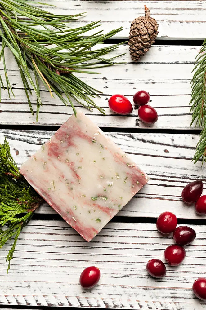 Holiday Cheer Handmade Soap Grounded Sage Skincare
