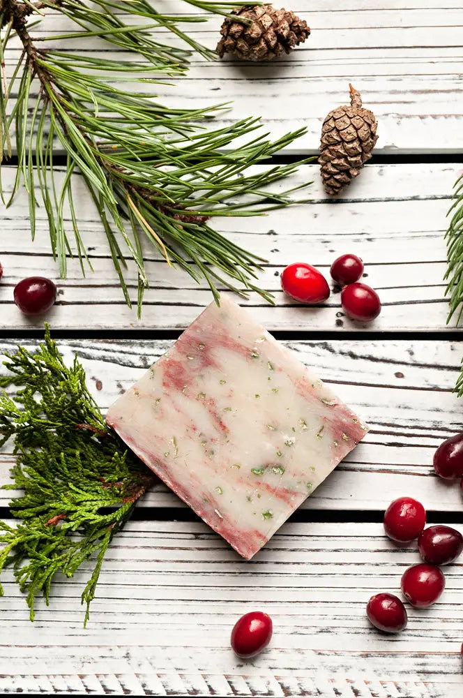 Holiday Cheer Handmade Soap Grounded Sage Skincare
