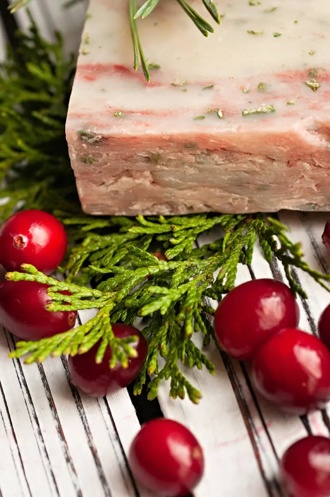 Holiday Cheer Handmade Soap Grounded Sage Skincare