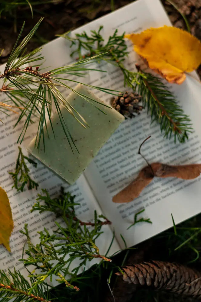 Woodland Trail Earthy Handmade Soap Bar Grounded Sage Skincare