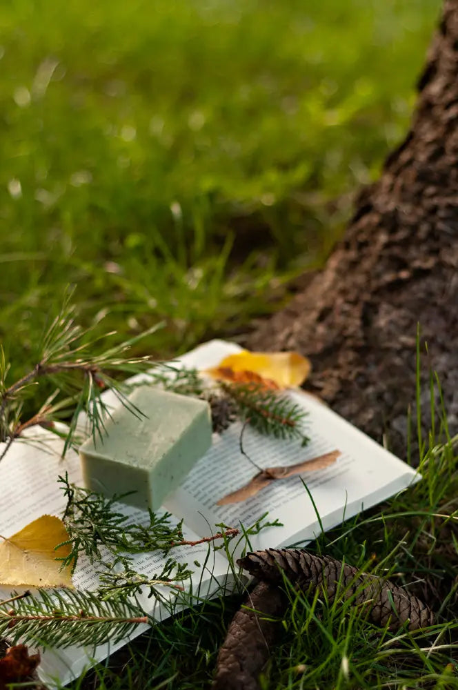 Woodland Trail Earthy Handmade Soap Bar Grounded Sage Skincare