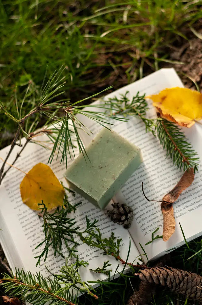 Woodland Trail Earthy Handmade Soap Bar Grounded Sage Skincare