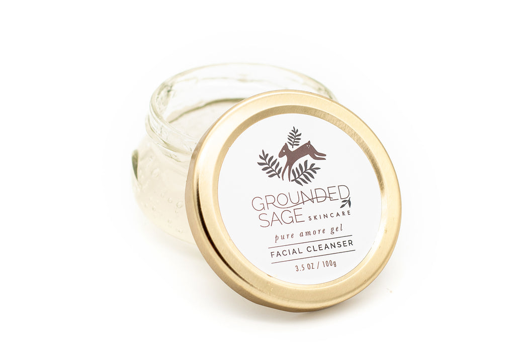 Pure Amore Gel Facial Cleanser - Soap Free - Grounded Sage Skincare