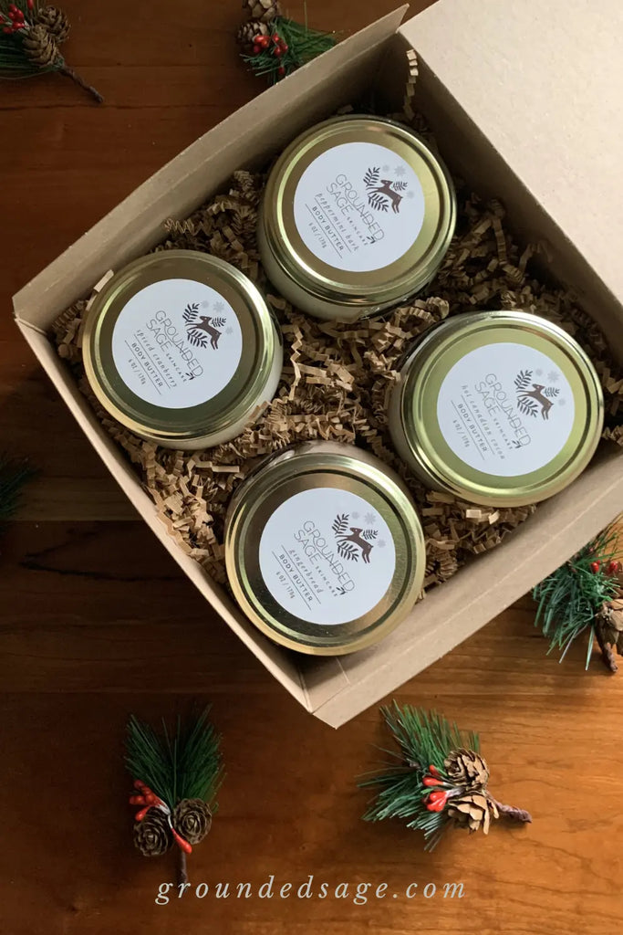 Holiday Body Butter Collection Grounded Sage Skincare