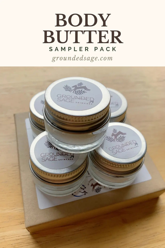 hand cream set shea butter body cream sample pack gift set zero waste beauty