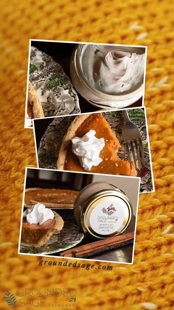 Pumpkin Pie Shimmering Body Butter Grounded Sage Skincare